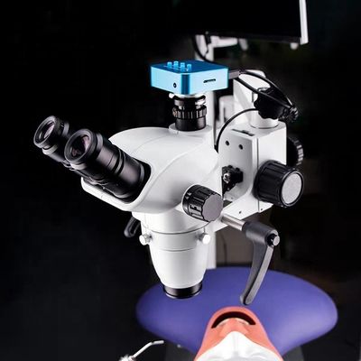 kwaliteit  China Metal Microscope Oral Stereo Endodontic Lap Dental Working Dental Digital Microscope With Camera fabriek