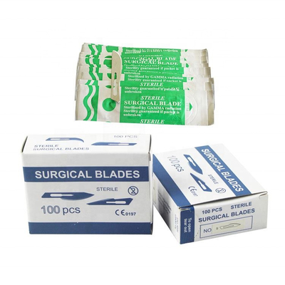 Easy Operation Fast delivery disposable surgical sterile stainless blades / carbon steel surgical scalpel blade
